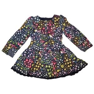 Disney Encanto Floral Baby Girl Long Sleeve Dress Size 2